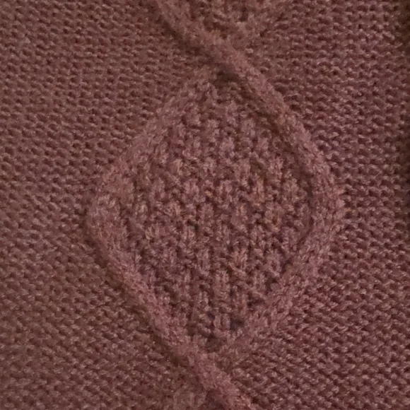 Jessica London Cable Knit Sweater Dress in Plum Size 18/20 - Picture 11 of 13